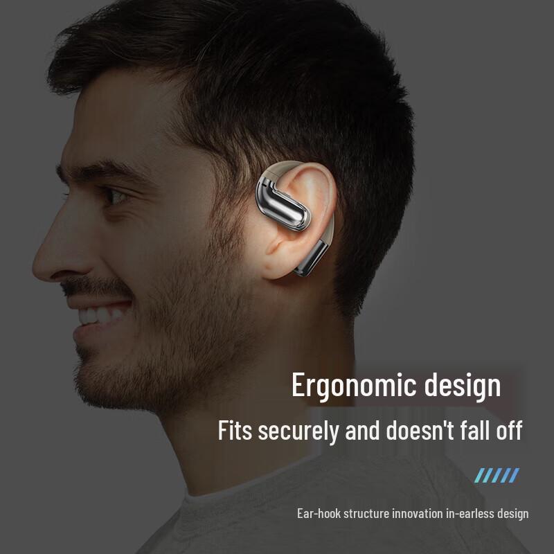 ZGA Open-Ear Ear-Hook Sports Bluetooth Headphones