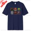 Demonic Halloween Graphic Tee Spooky Gothic Skeleton Shirt Horror Movie Vintage Tshirt Soft Cotton Unisex Streetwear Costume