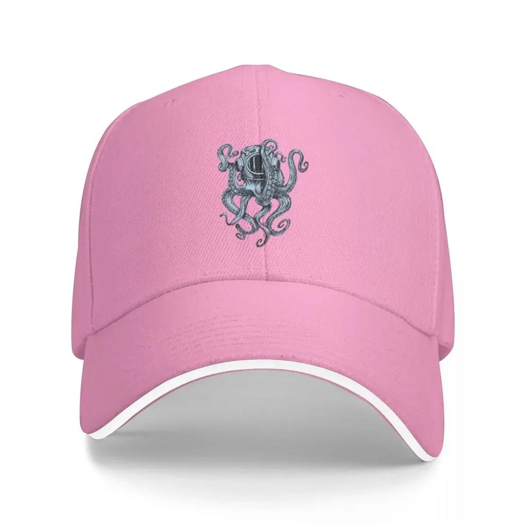 New Octopus Scuba Diver Helmet Cap Fashion Casual Baseball Caps Adjustable Hat Hip Hop Summer Unisex Baseball Hats