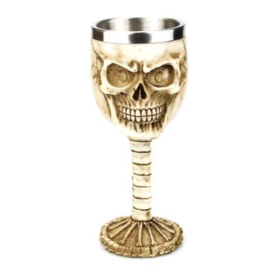 Party Wine Glass Skeleton Gothic Wine Cup Punk Retro Viking Dragon Drinking Mug Stainless Steel Skull Goblet Bar