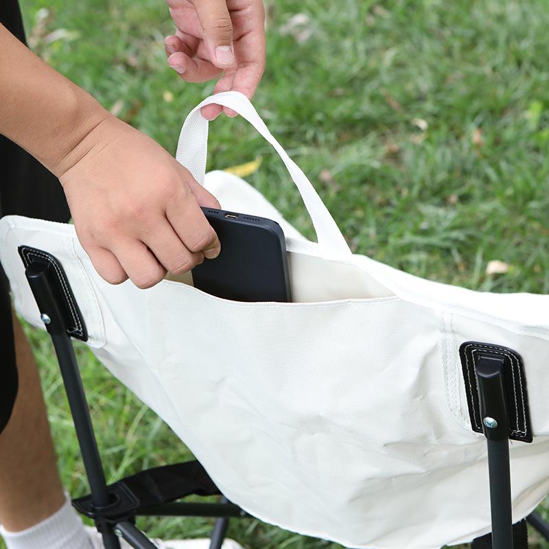 Portable Moon Chair: Outdoor Folding Recliner for Camping, Fishing, and Beach