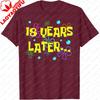 Summer Short Sleeve 18th Birthday Party Casual Streetwear TShirts Graphic T Shirts Graphic Lettered Slogan Crew Neck Clothing