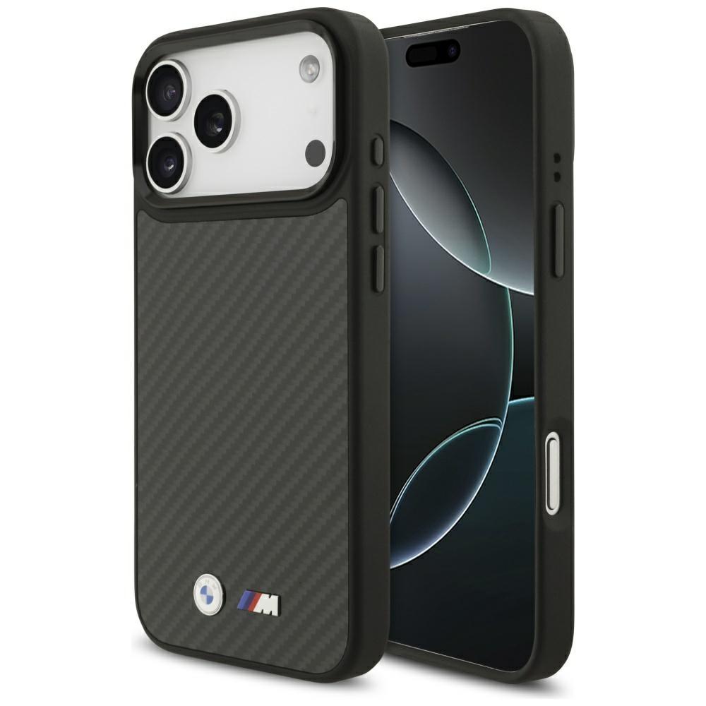 BMW M Kevlar Matt MagSafe Hülle für iPhone 17 Pro Max Schwarz