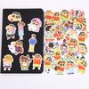 Crayon Shin-chan Cute & Creative Waterproof Stickers for Suitcase, Personalized Decoration, 50 Self-Adhesive Sheets