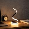1pcUSB spiral table, LED night light, dimmable desk lamp, living room bedside table, study room, office bedroom decoration