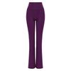 Women's High Waist Yoga Pants - Spring/Summer 2026 Micro Flare Hip-Lifting Sportswear for Outdoor Pilates & Fitness