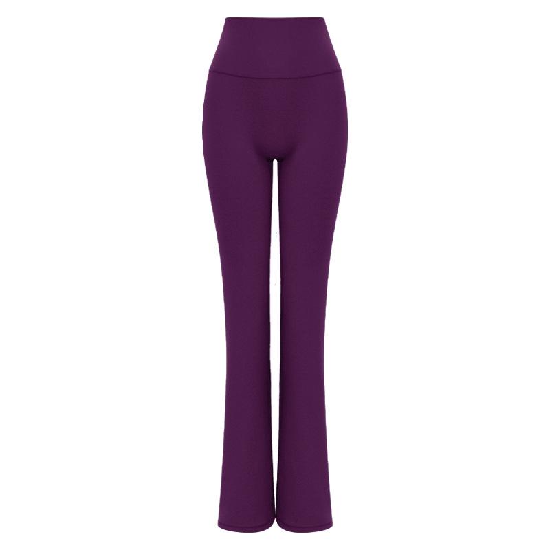 Women's High Waist Yoga Pants - Spring/Summer 2026 Micro Flare Hip-Lifting Sportswear for Outdoor Pilates & Fitness