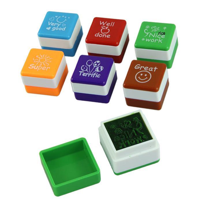 

Self-Inking Teacher Comment Stamp Set - 6 Pieces
