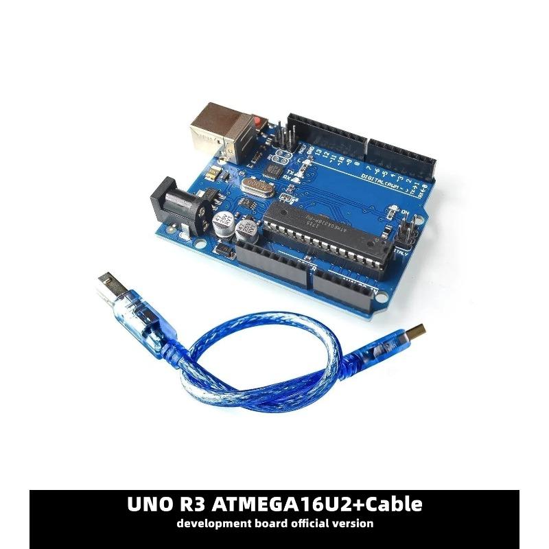 UNO R3 Official Box ATMEGA16U2 / UNO+WiFi R3 Original ATMEGA328P Chip CH340G For Arduino UNO Development Board WeMos ESP8266
