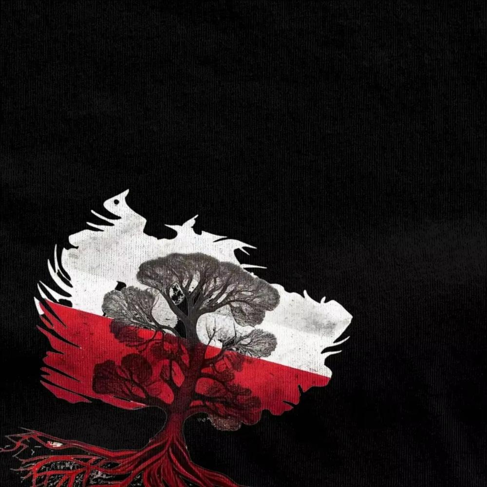 Funny Proud Of My Polish Roots T Shirt Men Women Cotton Poland Flag Tees Shirt Gift Idea Clothes
