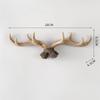 M-Modern-Vintage Deer Antlers Wall Hooks -28Cm Wall Mounted Clothes Hanger Coat Rack Key Holder For Decorative Wall Hook,B Easy