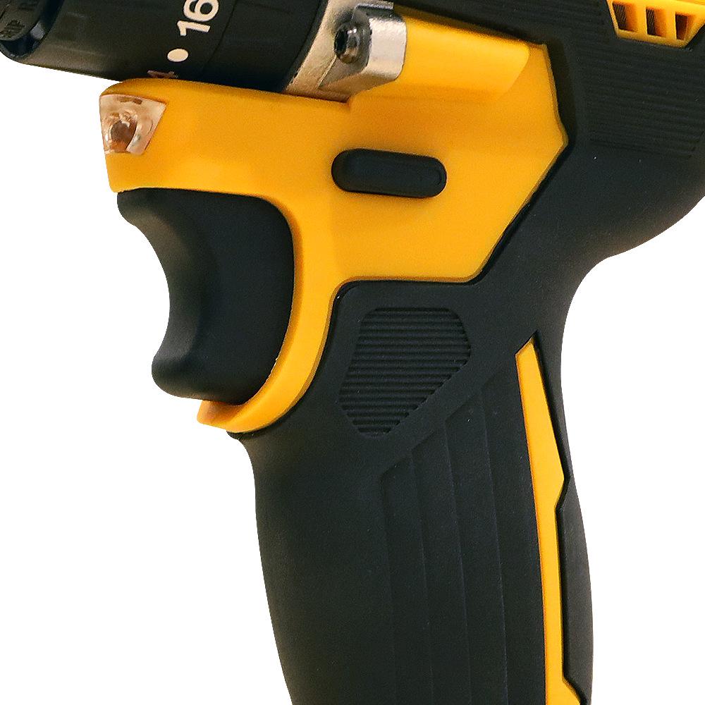 Dual-Purpose Electric Drill & Screwdriver with Two Batteries and Charger