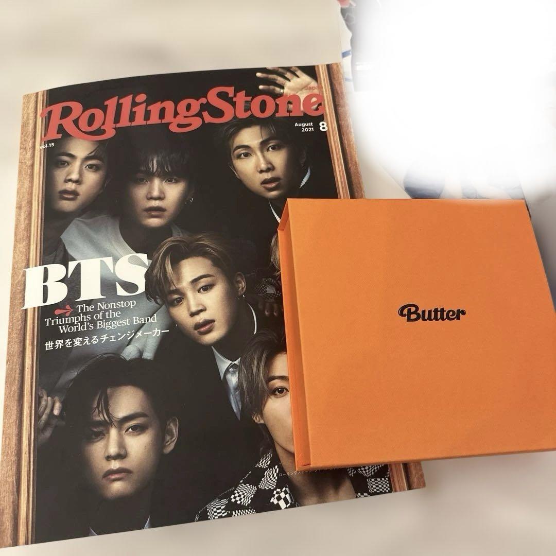 

[USED] BTS Rolling Stone Butter CD Trading Card Sticker