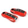 For Porsche Macan 95B Cayenne 92A Panamera 971 Cayman 718 Boxster 982 911 Taycan 2014-2025 Solid Color Car Key Case Cover Shell