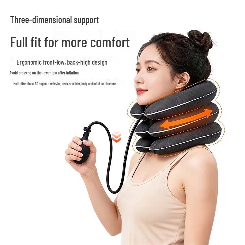 Zhuochen Inflatable Cervical Traction Device: Neck Brace & Protector for Cervical Spondylosis Correction