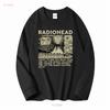 Radiohead We Escape Cotton 100 Forest Green T shirt NH14426 vintage Washed Casual Breathable Top For Everyday Wear Stretched
