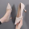 Size 33-40 Women's Shoes New Fashion High Heels for Women 5/7Cm Stiletto Pointed Toe Banquet Wedding Party Office Women Pumps
