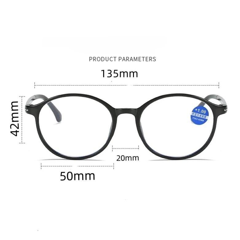 Fashion Presbyopia Glasses Business Retro Anti Blue Light Reading Eyeglasses for Men Women Eyewear +1.0+1.5+2.0+2.5+3.0+3.5+4.0