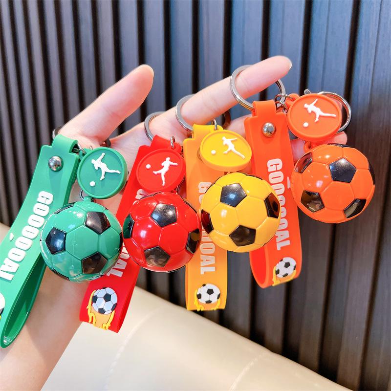 Football Keychain PVC Pendant Keyring Bag pendant Souvenirs Key Chain Gifts