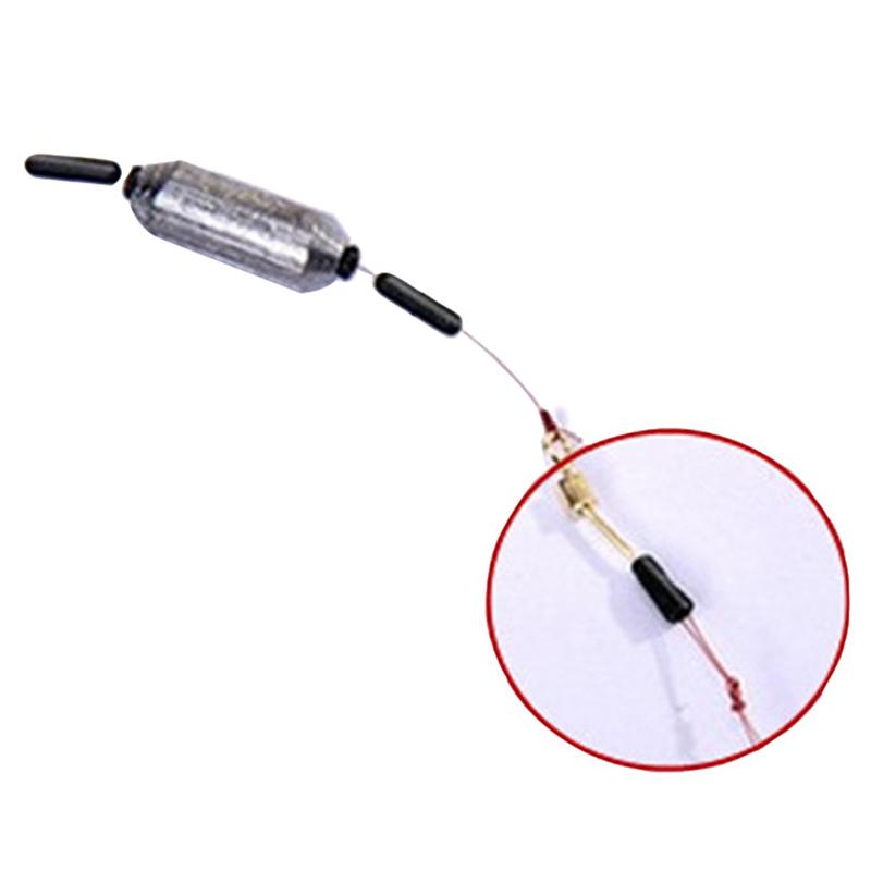 100Pcs Fishing Tackle Connector Feeder Fishing Accessories Swivel Snaps for Carp