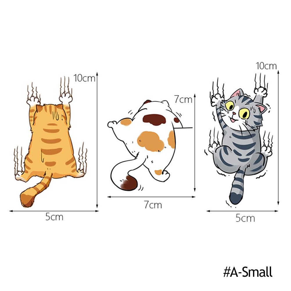 Neue Klettern Katzen Auto Aufkleber Lustige Tier Styling Wasserdicht Aufkleber Dekoration Auto Körper Hause Fenster Kreative Aufkleber
