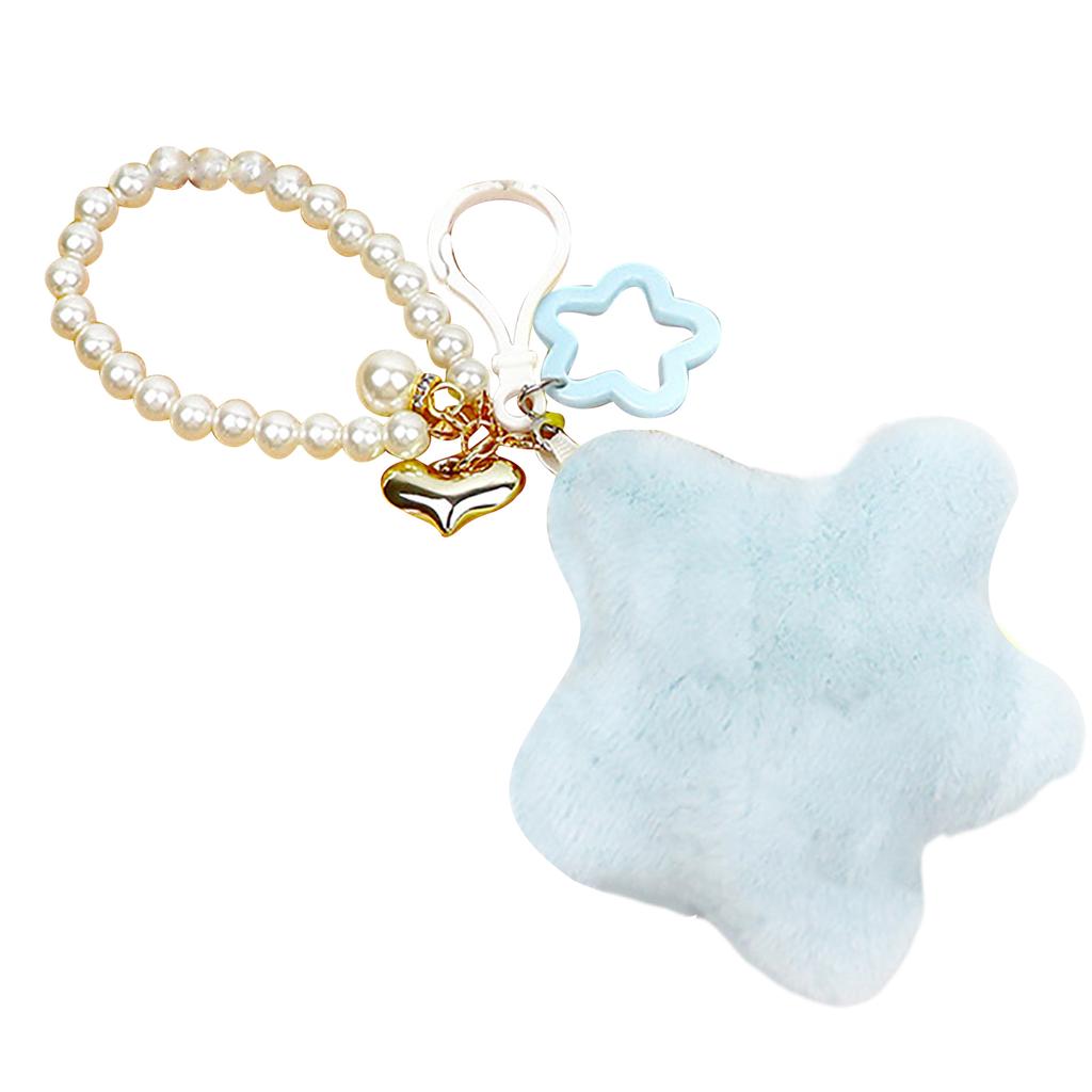 Star Shaped Phone Lanyard Pentagrams Pendant Wrist Strap Detachable Phone Chain Keyring Portable Accessory for Women