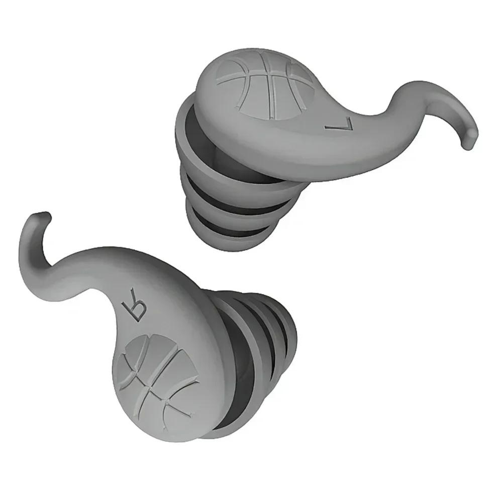 Silicone Soundproof Ear Plugs 3-Layers Protection for Sleep Noise Reduction Anti-Noise Sleeping Earplugs Swimming Earplugs