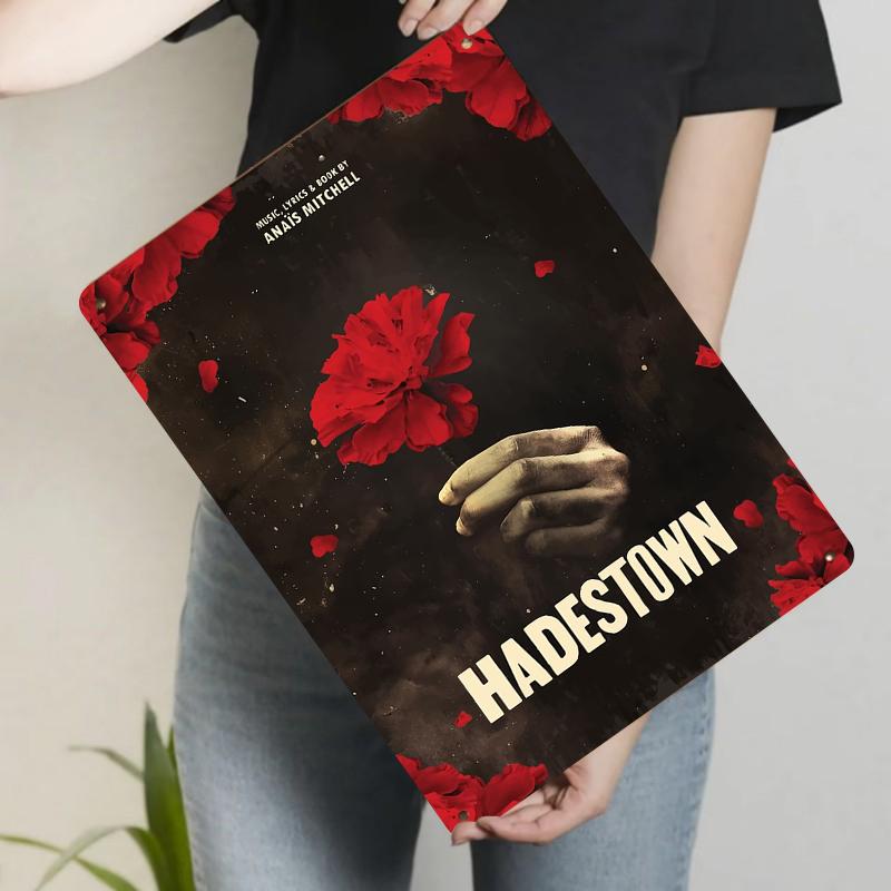 Hadestown Broadway Musical Poster Custom Metal Tin Sign Home Decor Art Wall Hanging 20x30cm(7.8x11.8inch)