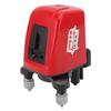 Portable Infrared Level High Accuracy Self Leveling Mini Cross Line Level Tool 2 Lines Red Light