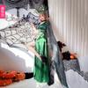Halloween Adult Costume Mythical Siren Cosplay Medusa Snakehead Cloak Dress