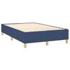 Maison Exclusive - Sommier à lattes de lit avec matelas Bleu 120x200 cm Tissu