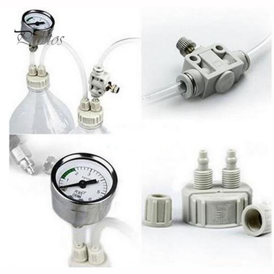 Air Generator Valve Simple Aquarium Bottle Cap for DIY Live Plants CO2 Diffuser System Tube