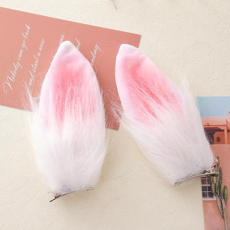 Женский 3D плюшевый ободок с длинными кроличьими ушками - Милые кроличьи ушки для косплея на Хэллоуин и Рождество