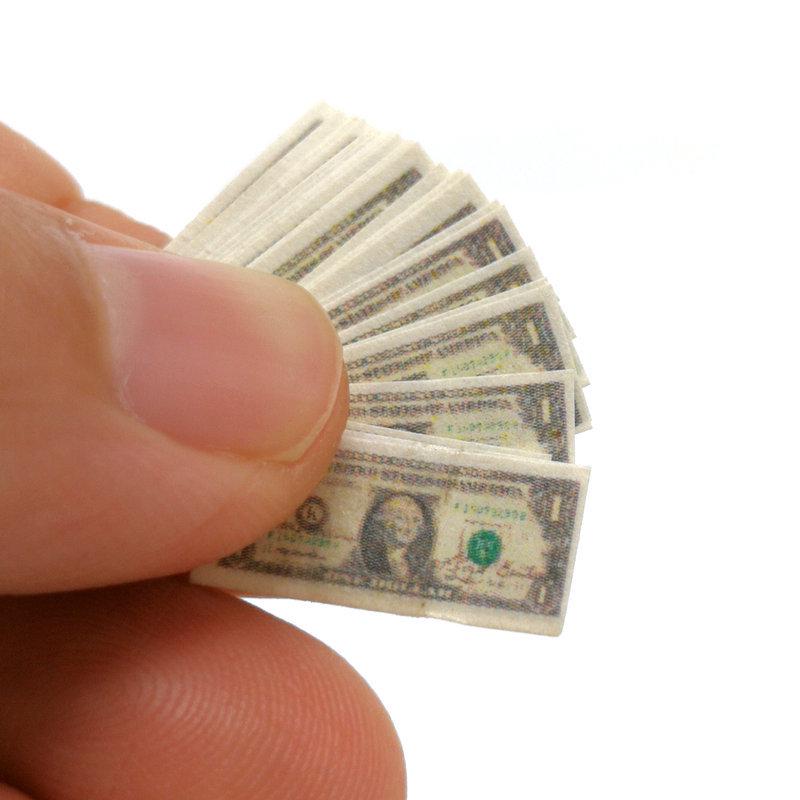 100 Sheets/set Mini Dollar 1:12 Dollhouse Miniature Life Money Us $100 BanknPFSP 100 Sheets/set Mini Dollar 1:12 Dollhouse Miniature Life Money Us $100 BanknPFSP