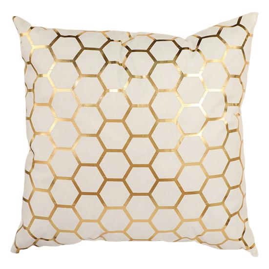 Putetrekk Komfortabel dekorativ anti-fading Stilig 18X18 tommer forgyllende sofa Puteveske dekorasjon for hjemmet