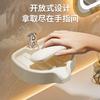 Wall-mounted drain non-slip soap box Household bathroom soap box rack Wall non-punching soap rack