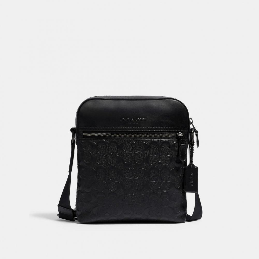 

Сумка Coach Houston Flight из фирменной кожи
