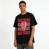 Vintage Broken Heart Print Heart Breaker Casual Top Pure Cotton T-shirt
