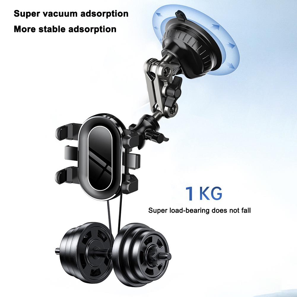 Car Phone Holder Suction cup bracket Universal Magic Arm Car Stand Phone Holder Windshield For Video Recording Vlog Shooting