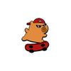 Kapibara Brooch Cute Cartoon Anime Capybara Badge Personalized Backpack Men's and Women's Accessories Decorations Pin Buckle