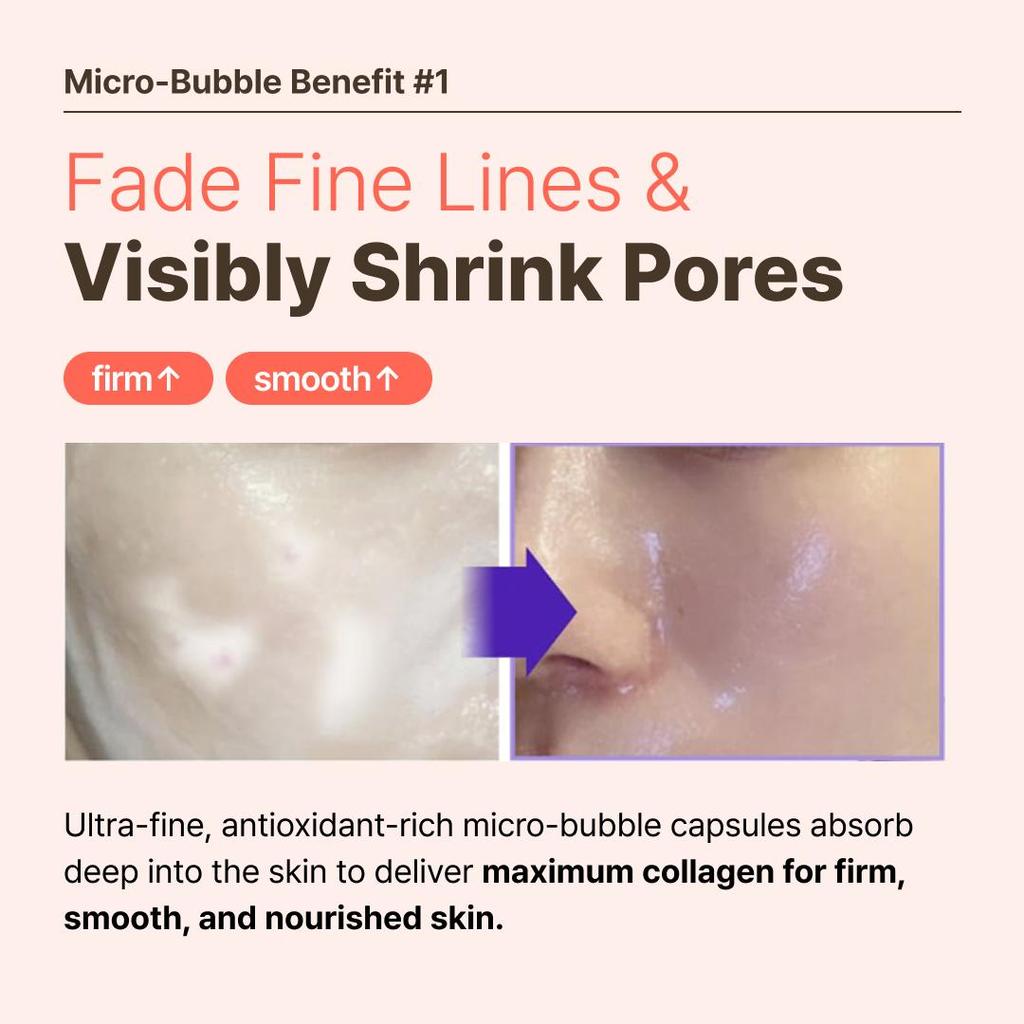 Menokin 30 Seconds Quick Bubble Mask (TRIO SET) 2 Sets To Choose, Korean Glass Skin Facial Mask