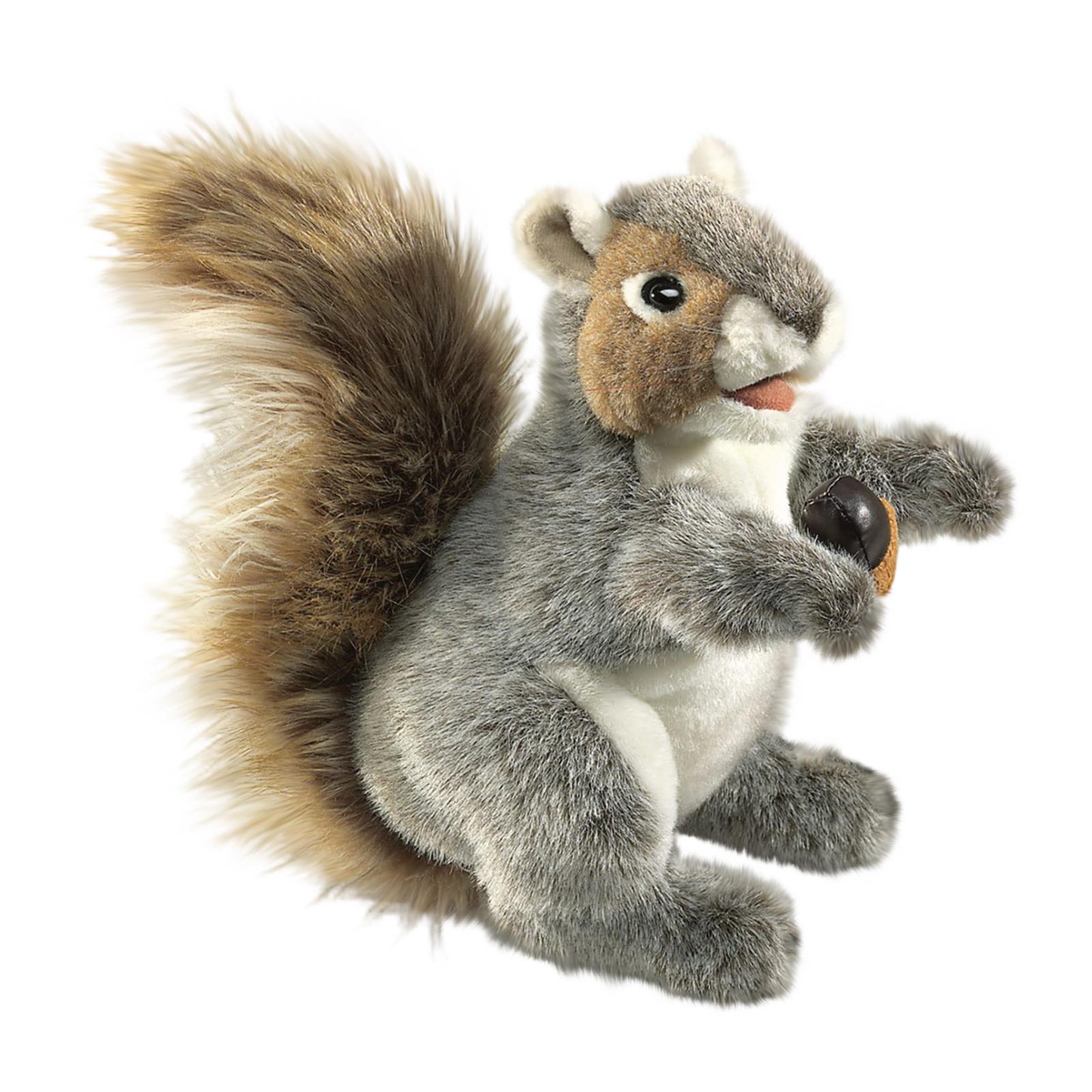 

Милая плюшевая игрушка ручная кукла Белка для любителей представлений, Плюшевые игрушки, Милые игрушки One Size