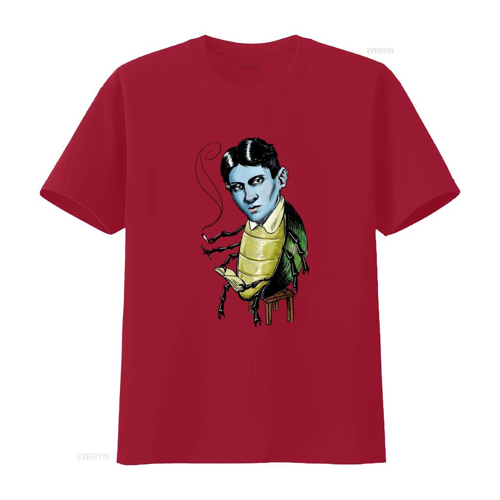 Franz Kafka Inspired T Shirt Unique Literary Design for Book Lovers High Quality Print on Comfortable Fabric vintage Washed