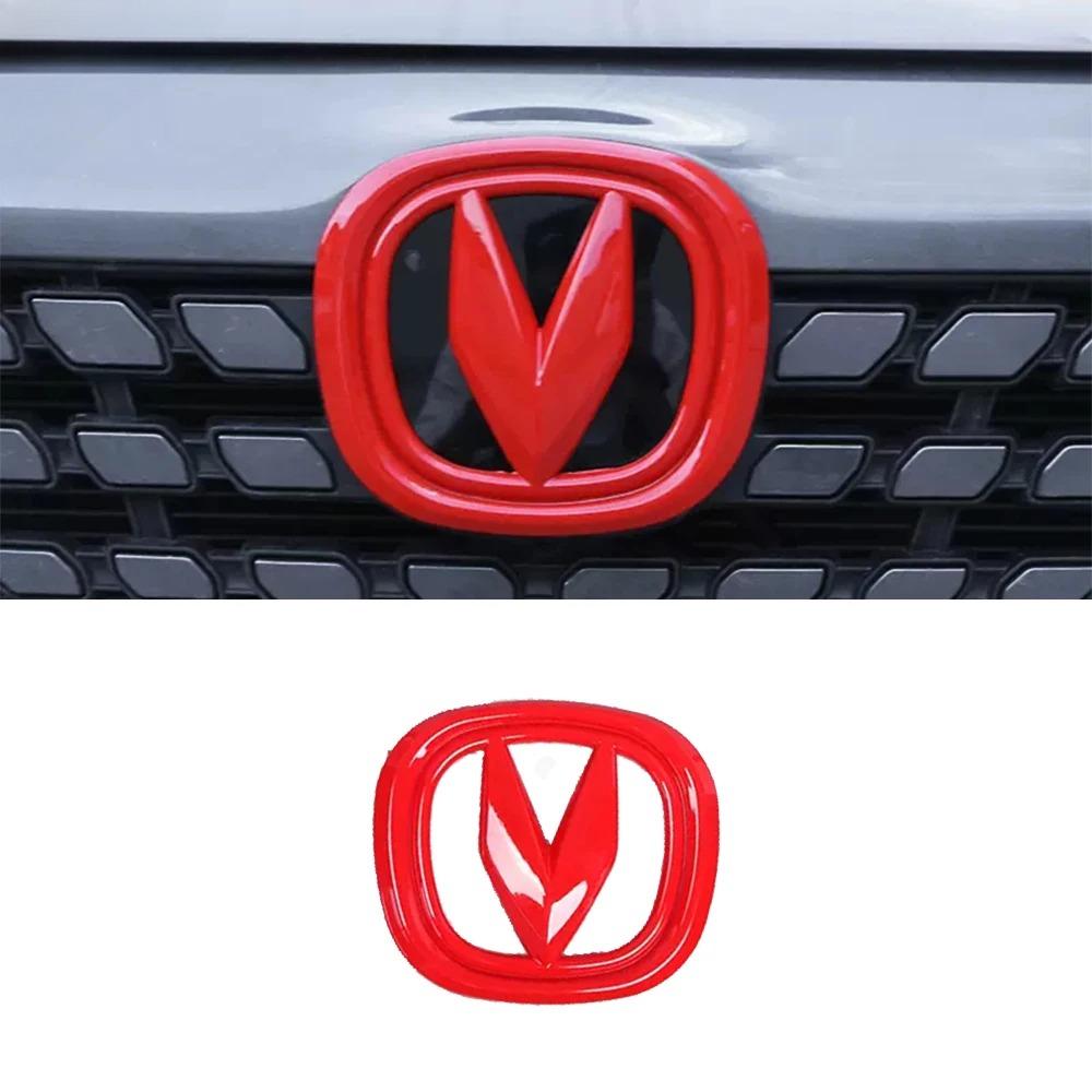 For Changan UNIT UNI-T Accessories 2023-2024 Car Steering Wheel Logo Front Rear Logo Sticker Decor Cover Trim Anti Scratch