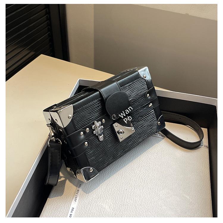 Trendy Box Messenger Bag: Stylish High-End Design for Men & Women