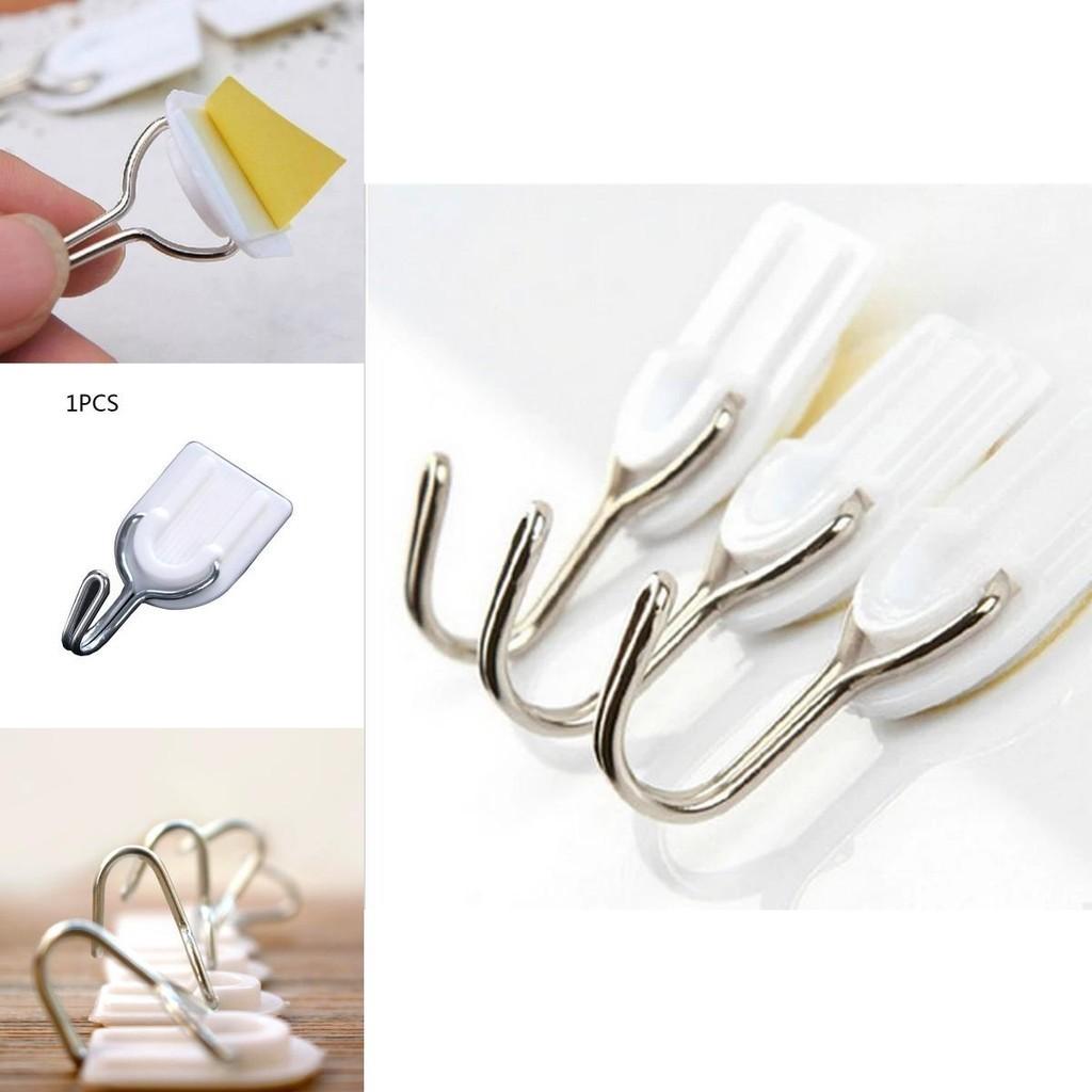Elegant Self Adhesive Hooks For Seamless Wall Hanging In Bathroom And Kitchen