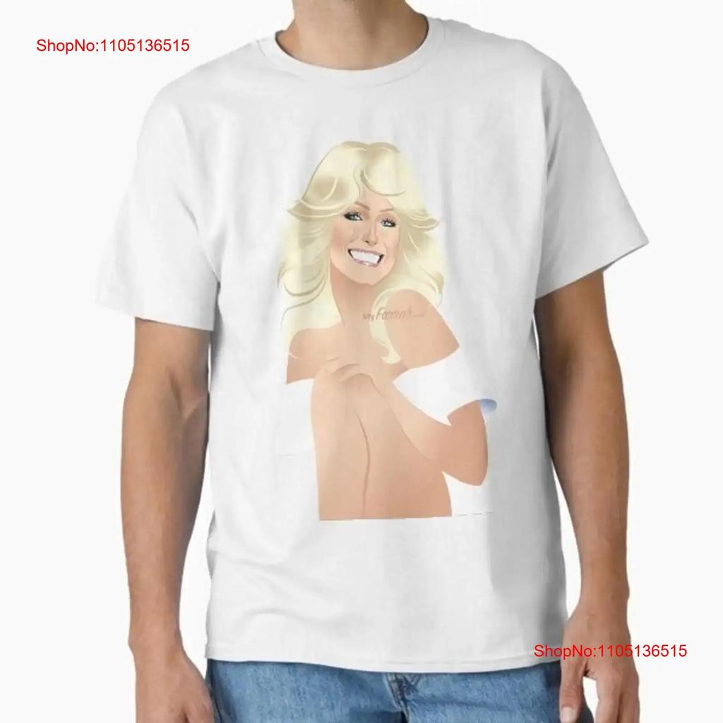 Farrah White Classic T Shirt Made In US AUS Size S 2XL Vintage Washed Stretched Casual Comfortable Breathable Homme Fashion