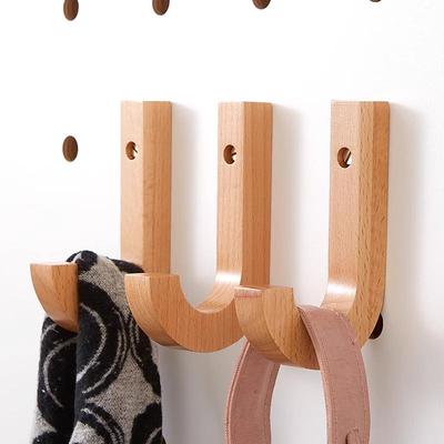 Woodworking Uncle Solid Wood Pegboard Hook for Clothes