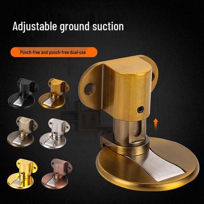 Adjustable Magnetic Door Stopper: Punch-Free, Anti-Collision, Invisible Design for Bedrooms with Strong Magnet