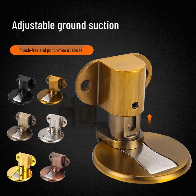 Adjustable Magnetic Door Stopper: Punch-Free, Anti-Collision, Invisible Design for Bedrooms with Strong Magnet